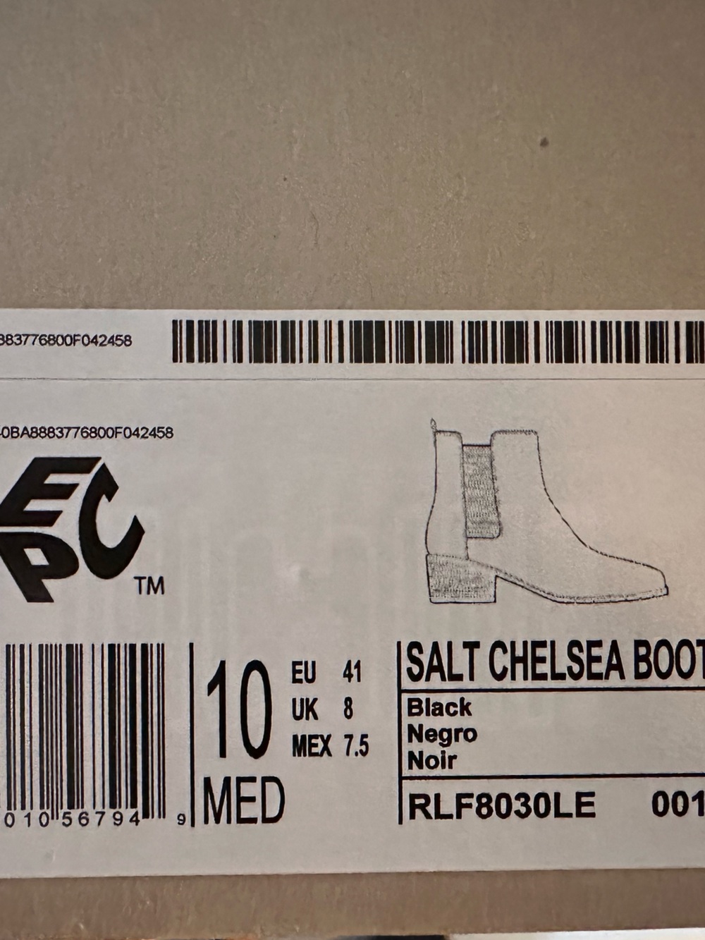 Kenneth Cole Black Leather Chelsea Ankle Boots - Picture 5 of 6